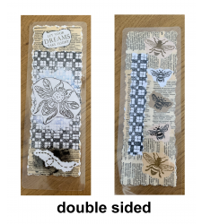 Bees Handmade Bookmark Dreams Take Flight