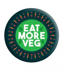 Powered by Plants Badge Eat More Veg