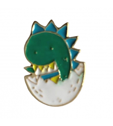Green Monster Egg Metal Enamel Lapel Pin Badge Brooch