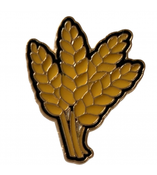 Wheat Sheaf Enamel Pin Badge Harvest Thanksgiving Gift