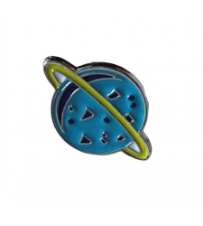 Saturn Planet Metal Enamel Lapel Pin Badge Brooch