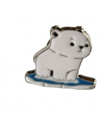 Polar Bear Metal Enamel Lapel Pin Badge Brooch