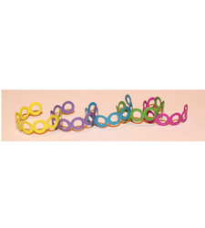Pack of 5 Multicoloured Metal Toe Rings Thumb Half Finger