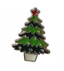 Christmas Tree Metal Enamel Lapel Pin Badge Brooch