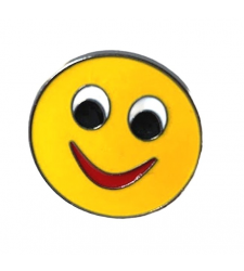 Big Smile Face Metal Enamel Lapel Pin Badge Brooch