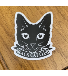 Black Cat Club Sticker