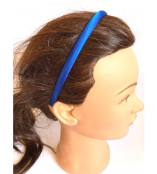 Slim Satin Alice Headband Royal Blue