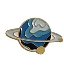 Blue Planet Enamel Pin Badge Cute Gift