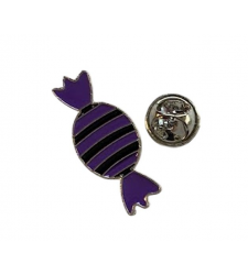 Purple Black Sweets Enamel Pin Badge Halloween Gift Fancy Dress