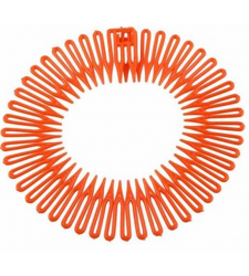 Orange Flexi Comb Hairband Non Slip Stretch Zigzag Headband