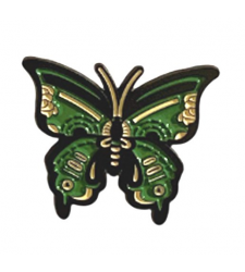 $100 Dollar Bill Butterfly Enamel Pin Badge Cute Gift