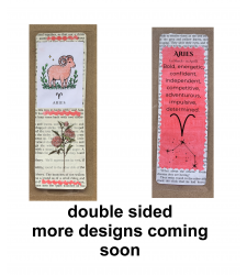 Aries Bookmark Handmade Unique Gift Cottagecore theme