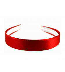 Red Satin Alice Headband Wide 1 inch
