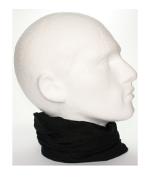 Plain Black Tube Snood Scarf Multifunctional Headwear