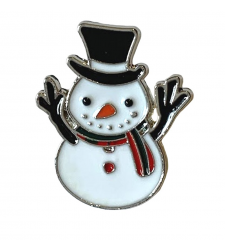Snowman Christmas Metal Enamel Lapel Pin Badge Brooch