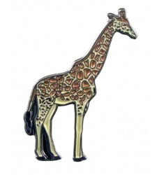 Giraffe Enamel Pin Badge Zoo Animal Lover Gift