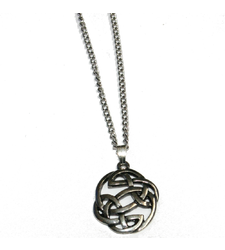 Celtic Round Knot Pendant on Chain