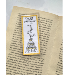 Team Prosecco Handmade Bookmark Reader Gift Upcycled Book Pages