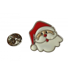 Father Christmas Metal Enamel Lapel Pin Badge Brooch