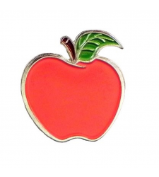 Red Apple Metal Enamel Pin Badge