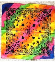 Rainbow Pirate Pride Bandana Scarf