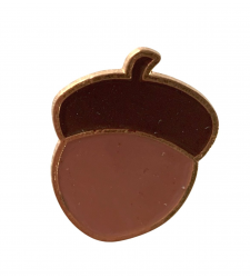 Autumn Acorn Enamel Pin Badge Harvest Thanksgiving Gift
