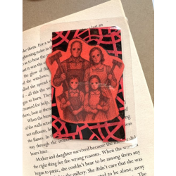Axe Family Portrait Horror Bookmark Reader Gift Handmade