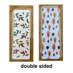 Autumn falling Leaves Autumn Trees Handmade Bookmark