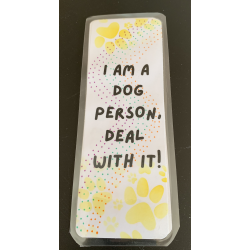 I am a Dog Person Deal with it Handmade Bookmark Reader Gift