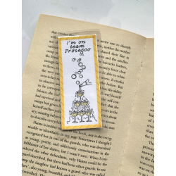 Team Prosecco Handmade Bookmark Reader Gift Upcycled Book Pages