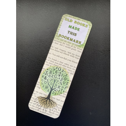 Old Books made this Handmade Bookmark Trees and Text